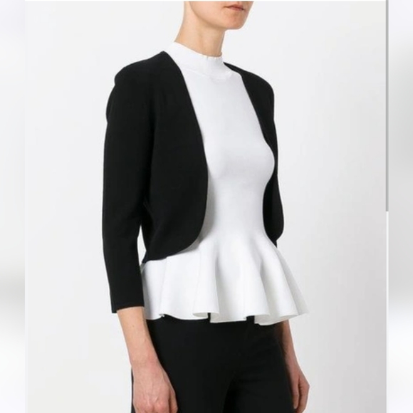 Theory | Amarissa Cropped Cardigan in black, size S - Picture 2 of 9